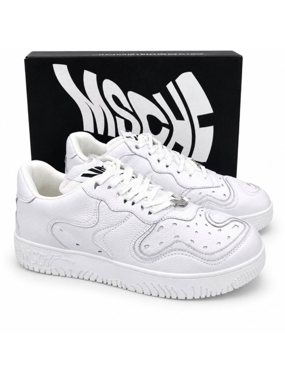 MSCHF Super Normal 2 Common White Leather Sneakers Men’s 14 New in Box